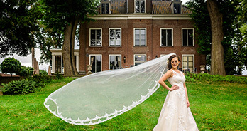 trouwfoto bij Fletcher Landgoed Hotel Holthurnsche Hof