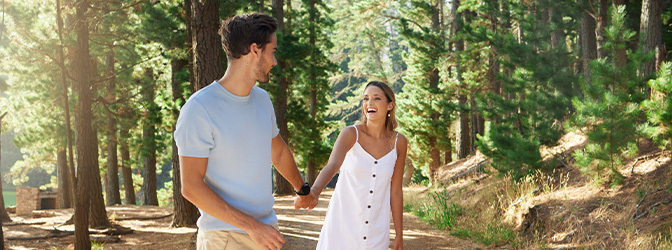 672 x 250 Date in zomer bos
