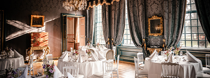 672 x 250 Slot Zeist Trouwen Diner Zaal