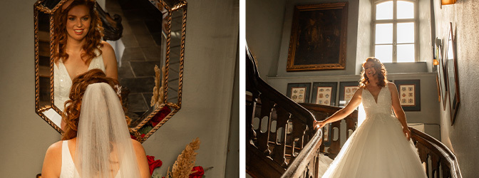 672 x 250 Kasteel Erenstein Visagie Styled Shoot