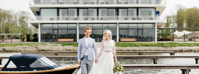 672 x 250 Het Veerse Meer Styled Shoot Bij het water
