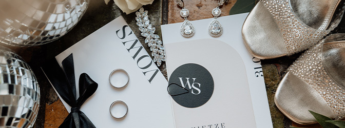 672 x 250 Bruiloft Uitnodigingen Fletcher Trouwen Styled Shoot