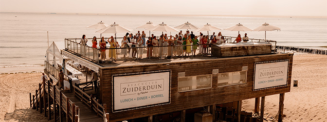 672 x 250 Beachclub Zuiderduin Renesse Fletcher trouwen
