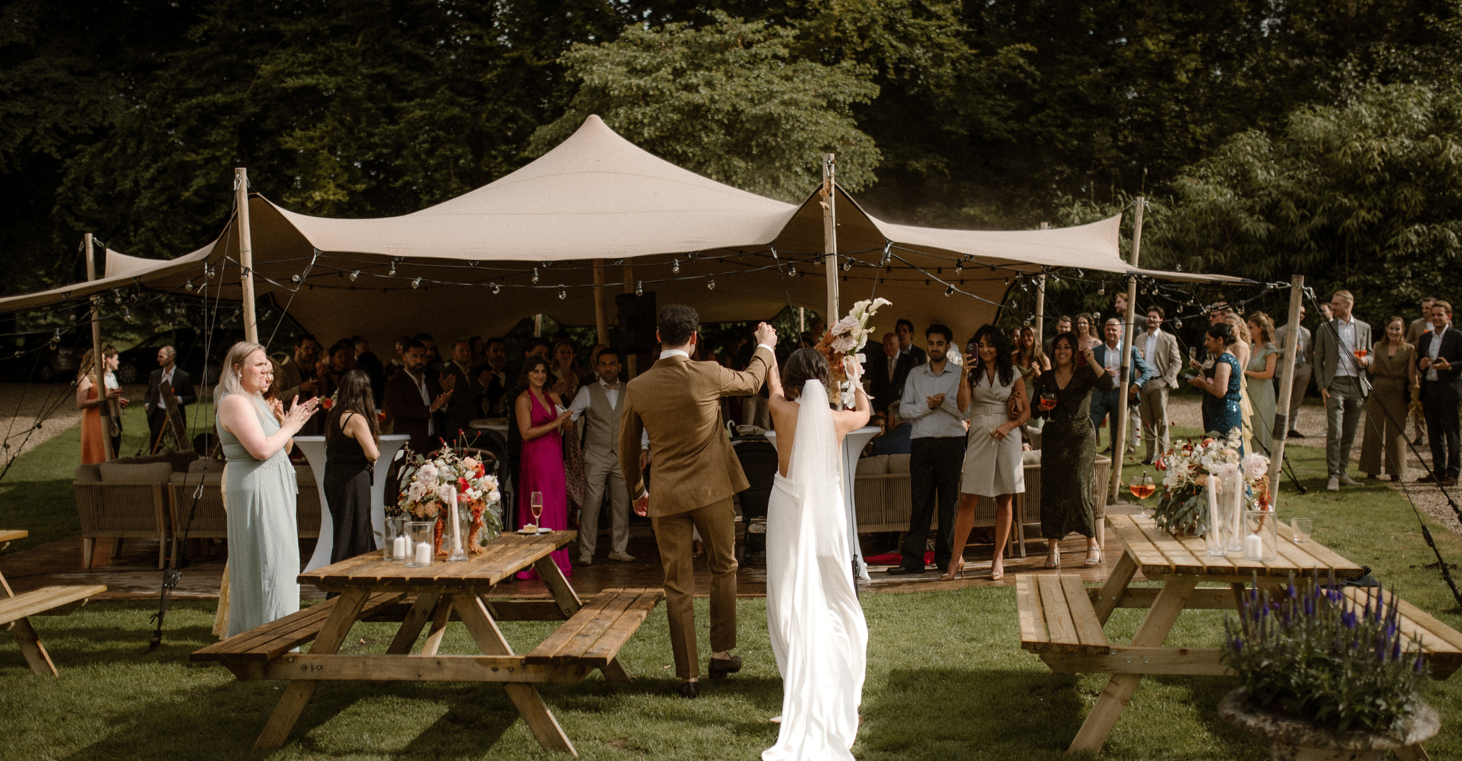 672x250 stretchtent gasten Huis Te Eerbeek