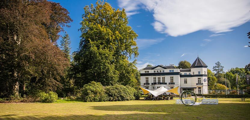 Exterieur van top trouwlocatie landgoed avegoor