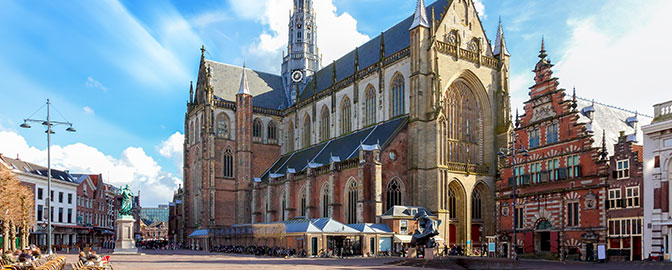 Kerkgebouw in Haarlem