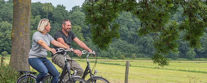 Samen fietsen door de natuur