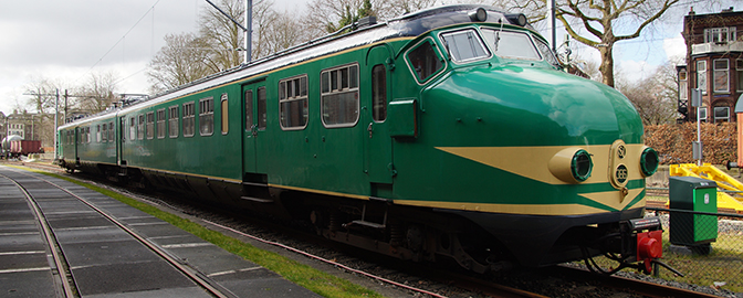 Trein uit het Spoorwegmuseum