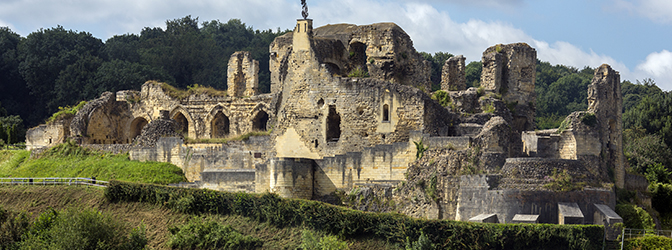 Ruïne in Valkenburg