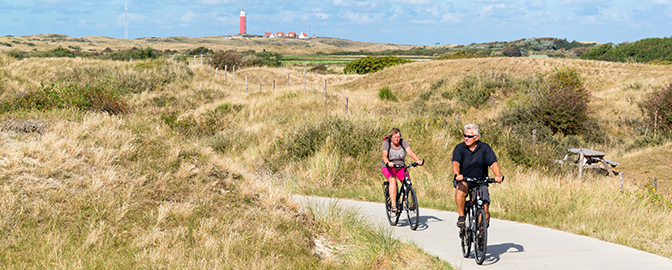 Fietsen door de duinen van Texel