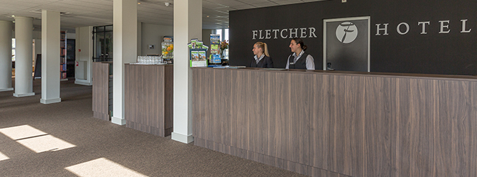 Receptie van Fletcher Kloosterhotel Willibrordhaeghe