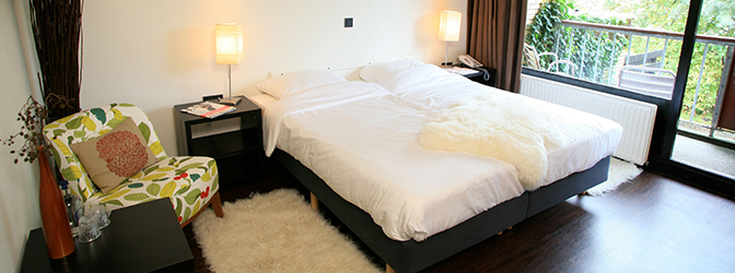 Hotelkamer van een Fletcher hotel