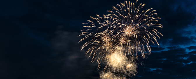 Vuurwerkshow Scheveningen