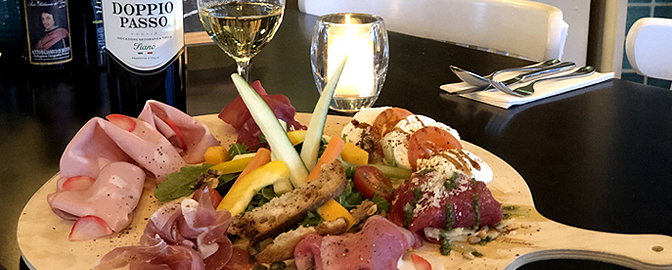 Culinaire maaltijd bij Laguna
