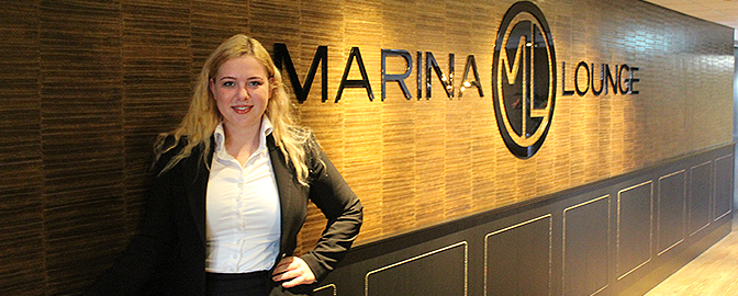 Joyce bij Marina Lounge