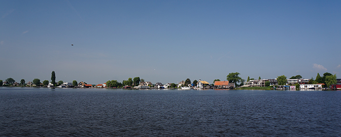 Uitzicht over de Loosdrechtse Plassen